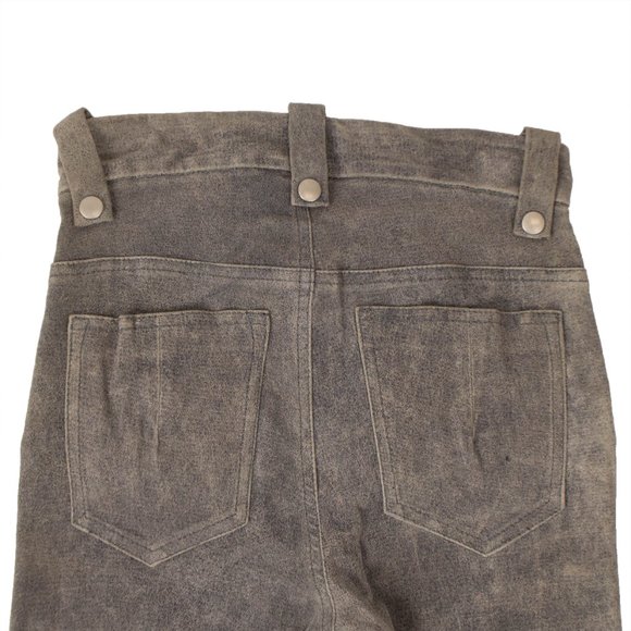 NEW UNRAVEL PROJECT Grey High-Rise Lace Trousers Size 26 $1680 - Picture 4 of 4